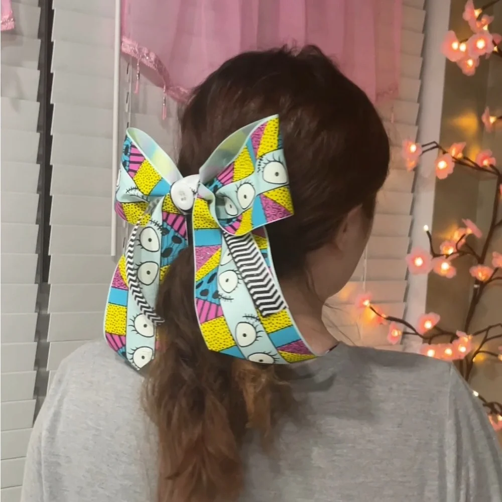 Sally Tim Burton Hair Large Bow - Picture 2 of 5